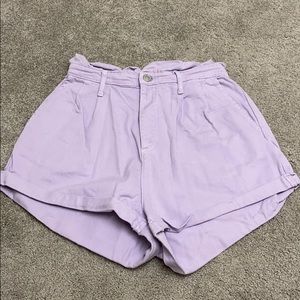 Bershka Mom Fit Denim Shorts